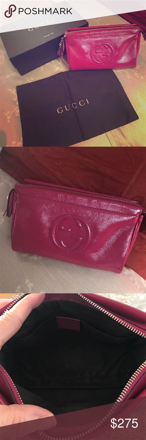 gucci makeup bag pink